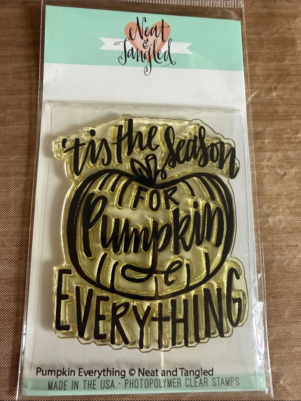 Neat and Tangled “Pumpkin Everything” Clear Stamp